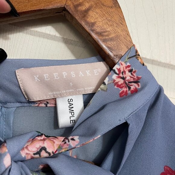 Keepsake The Label Women's Evolve Floral Ruffle Bell Blouse Midi Skirt Set Small - Picture 4 of 12